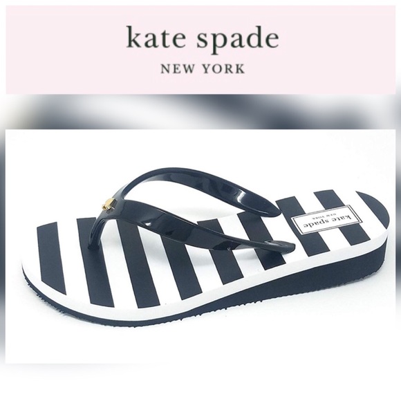 kate spade Shoes - NWB Kate Spade Milli Wedge Flip Flop Sandals - 6